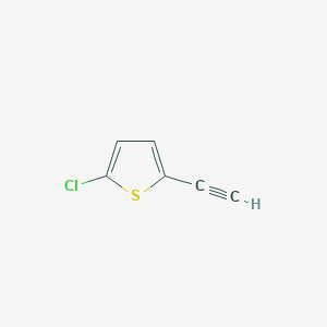 molecular formula C6H3ClS B1369223 2-氯-5-乙炔基噻吩 CAS No. 139957-82-7