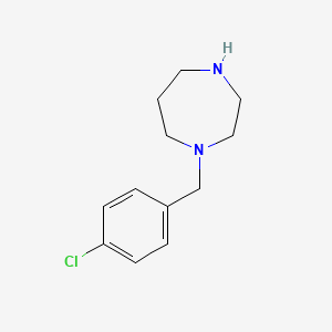 molecular formula C12H17ClN2 B1369236 1-(4-Chlorobenzyl)-1,4-diazepane CAS No. 40389-65-9