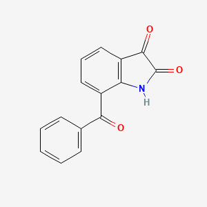 molecular formula C15H9NO3 B1369237 7-Benzoyl-1H-indole-2,3-dione 