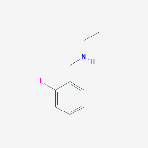 molecular formula C9H12IN B1369239 Ethyl-(2-iodo-benzyl)-amine CAS No. 76464-92-1