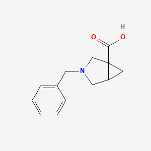 B1369266 3-Benzyl-3-azabicyclo[3.1.0]hexane-1-carboxylic acid CAS No. 63618-03-1