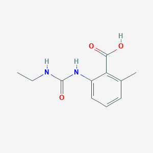 2-[[(Ethylamino)carbonyl]amino]-6-methylbenzoic acid