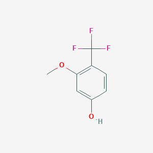 molecular formula C8H7F3O2 B1369301 3-Methoxy-4-(trifluoromethyl)phenol CAS No. 106877-41-2