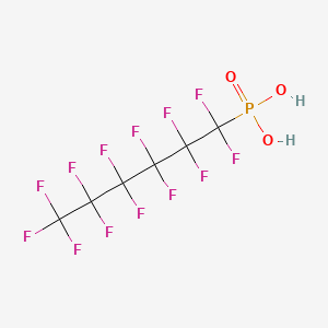 molecular formula C6H2F13O3P B1369305 (Tridecafluorohexyl)phosphonic acid 
