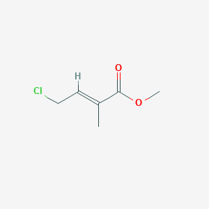 molecular formula C6H9ClO2 B1369310 Methyl 4-chloro-2-methylbut-2-enoate 