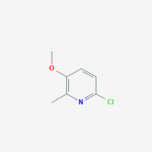 molecular formula C7H8ClNO B136933 6-Chloro-3-methoxy-2-methylpyridine CAS No. 129692-13-3
