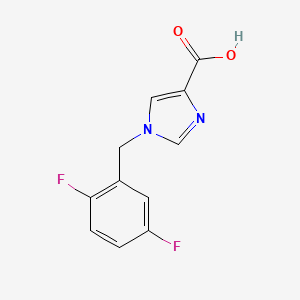 1-(2,5-difluorobenzyl)-1H-imidazole-4-carboxylic acid