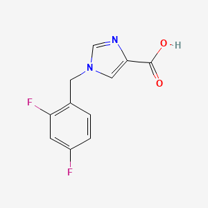 1-(2,4-difluorobenzyl)-1H-imidazole-4-carboxylic acid
