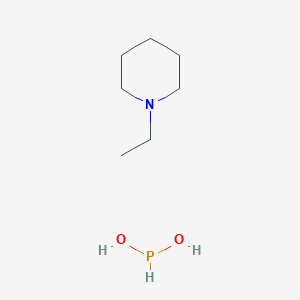 molecular formula C7H16NO2P B136934 1-Ethylpiperidine hypophosphite CAS No. 145060-63-5