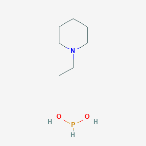 molecular formula C7H18NO2P B136934 1-Ethylpiperidine hypophosphite CAS No. 145060-63-5