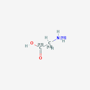 molecular formula C2H5NO2 B136935 (~13~C_2_,~15~N)Glycine CAS No. 211057-02-2