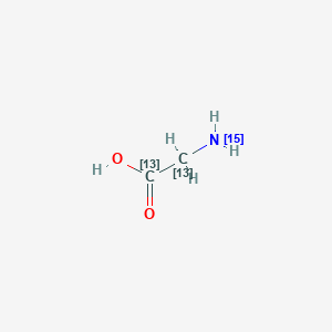 molecular formula C2H5NO2 B136935 甘氨酸-13C2,15N CAS No. 211057-02-2