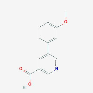 molecular formula C13H11NO3 B1369354 5-(3-Methoxyphenyl)nicotinic acid CAS No. 97000-30-1