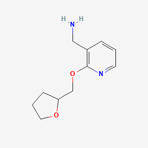 [2-(Tetrahydro-2-furanylmethoxy)-3-pyridinyl]methanamine