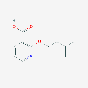 2-(3-Methylbutoxy)pyridine-3-carboxylic acid