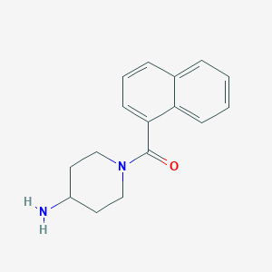 molecular formula C16H18N2O B1369381 1-(Naphthalen-1-ylcarbonyl)piperidin-4-amine 