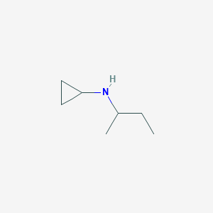 molecular formula C7H15N B1369385 N-(sec-Butyl)cyclopropanamine 