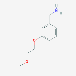 1-[3-(2-Methoxyethoxy)phenyl]methanamine