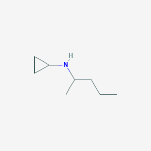 molecular formula C8H17N B1369388 N-(Pentan-2-YL)cyclopropanamine 