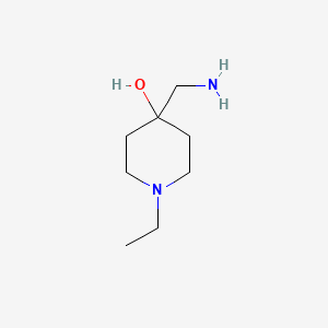 4-(Aminomethyl)-1-ethylpiperidin-4-ol