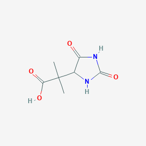 2-(2,5-Dioxoimidazolidin-4-yl)-2-methylpropanoic acid