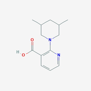 2-(3,5-Dimethylpiperidino)-nicotinic acid