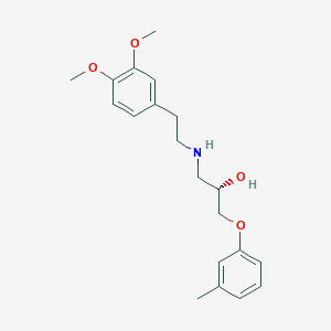 molecular formula C20H27NO4 B136942 Bevantolol, (S)- CAS No. 135531-41-8