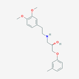 molecular formula C20H27NO4 B136942 (S)-bevantolol CAS No. 135531-41-8
