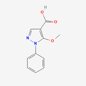 5-Methoxy-1-phenyl-1H-pyrazole-4-carboxylic acid