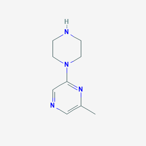 molecular formula C9H14N4 B1369424 2-methyl-6-piperazin-1-ylpyrazine CAS No. 51047-59-7