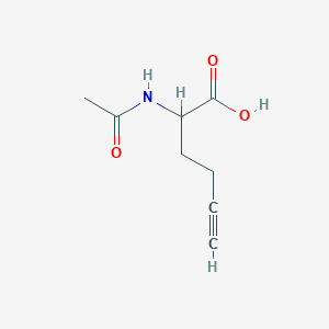 molecular formula C8H11NO3 B1369441 2-Acetamidohex-5-ynoic acid 