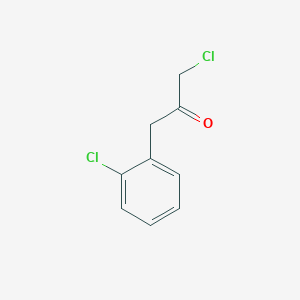 molecular formula C9H8Cl2O B1369446 1-Chloro-3-(2-chlorophenyl)propan-2-one CAS No. 128426-51-7
