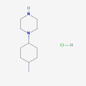 molecular formula C11H23ClN2 B1369453 1-(4-Methyl-cyclohexyl)-piperazine hydrochloride 
