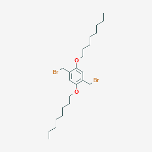 molecular formula C24H40Br2O2 B136946 2,5-Bis(bromomethyl)-1,4-bis(octyloxy)benzene CAS No. 147274-72-4