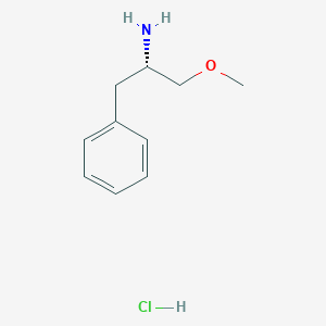 molecular formula C10H16ClNO B1369461 (S)-1-甲氧基-3-苯基丙烷-2-胺盐酸盐 CAS No. 64715-81-7