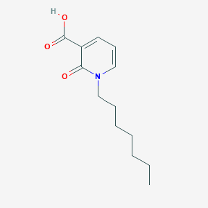 molecular formula C13H19NO3 B1369467 1-Heptyl-2-oxo-1,2-dihydropyridine-3-carboxylic acid 