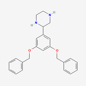 2-(3,5-Dibenzyloxyphenyl)piperazine