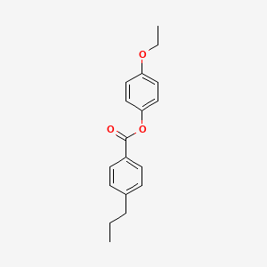 molecular formula C18H20O3 B1369503 4-Ethoxyphenyl 4-propylbenzoate CAS No. 53132-08-4