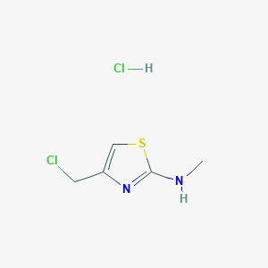 4-(Chloromethyl)-N-methyl-1,3-thiazol-2-amine hydrochloride