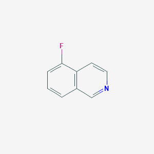 molecular formula C9H6FN B1369514 5-氟异喹啉 CAS No. 394-66-1