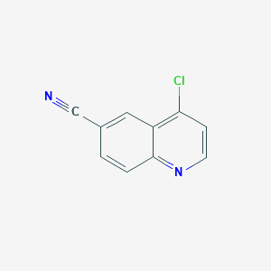 molecular formula C10H5ClN2 B1369515 4-Chloroquinoline-6-carbonitrile CAS No. 219763-83-4