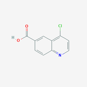 molecular formula C10H6ClNO2 B1369516 4-Chloroquinoline-6-carboxylic acid CAS No. 386207-77-8