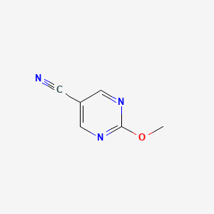 molecular formula C6H5N3O B1369525 2-Methoxypyrimidine-5-carbonitrile CAS No. 38373-47-6