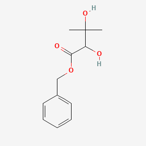 molecular formula C12H16O4 B13695279 Benzyl (R)-2,3-dihydroxy-3-methylbutanoate 
