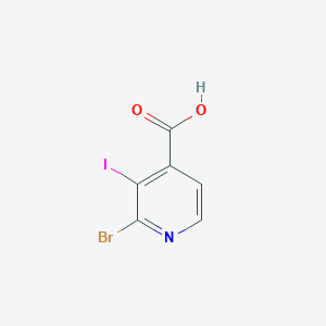 2-Bromo-3-iodo-isonicotinic acid