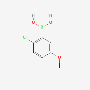molecular formula C7H8BClO3 B1369530 2-Chloro-5-methoxyphenylboronic acid CAS No. 89694-46-2