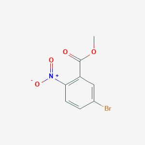 molecular formula C8H6BrNO4 B1369532 5-溴-2-硝基苯甲酸甲酯 CAS No. 883554-93-6