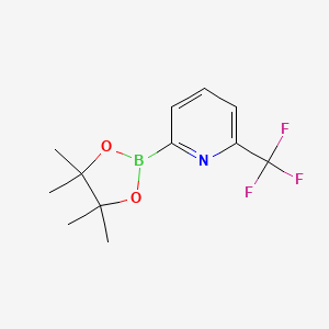 2-(4,4,5,5-Tetramethyl-1,3,2-dioxaborolan-2-yl)-6-(trifluoromethyl)pyridine