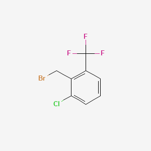 molecular formula C8H5BrClF3 B1369541 2-Chloro-6-(trifluoromethyl)benzyl bromide CAS No. 886500-26-1