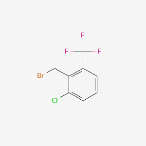 molecular formula C8H5BrClF3 B1369541 2-(Bromomethyl)-1-chloro-3-(trifluoromethyl)benzene CAS No. 886500-26-1